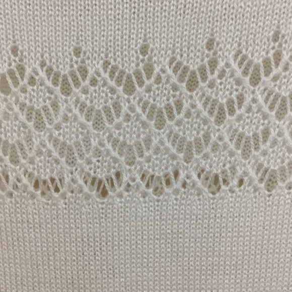 Banana Republic Factory - White open-knit sweater - Picture 4 of 5